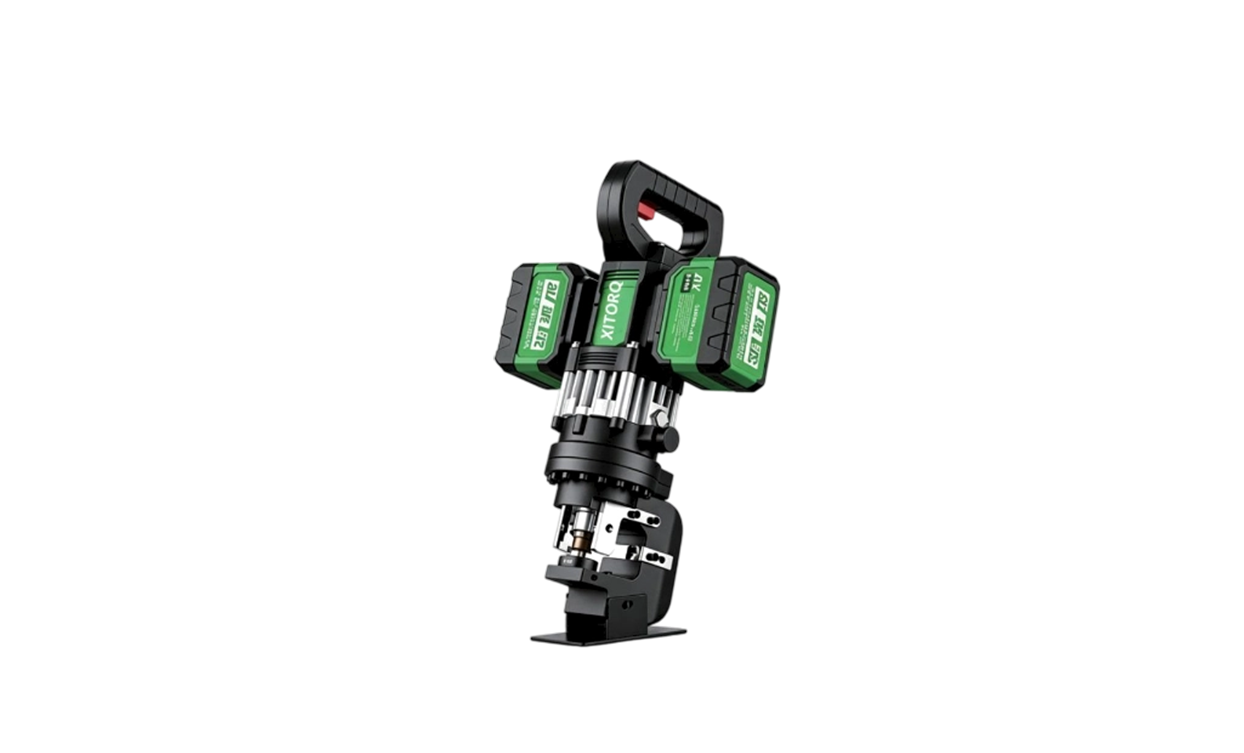 21V lithium-iontový děrovač (ocel s prodlouženým kanálem) — síla 80 kN, rozsah děrování φ6-φ20 mm